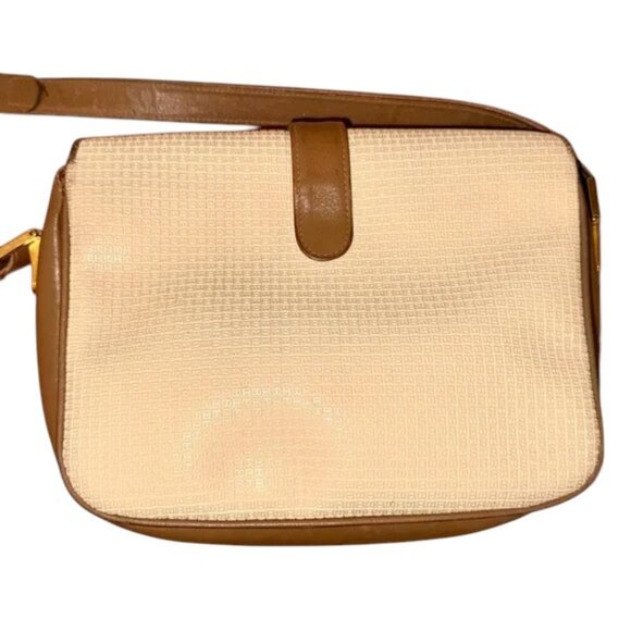 Bally Vintage (1970s) Monogram Canvas & Leather Crossbody Bag Made in Italy - Picture 3 of 13